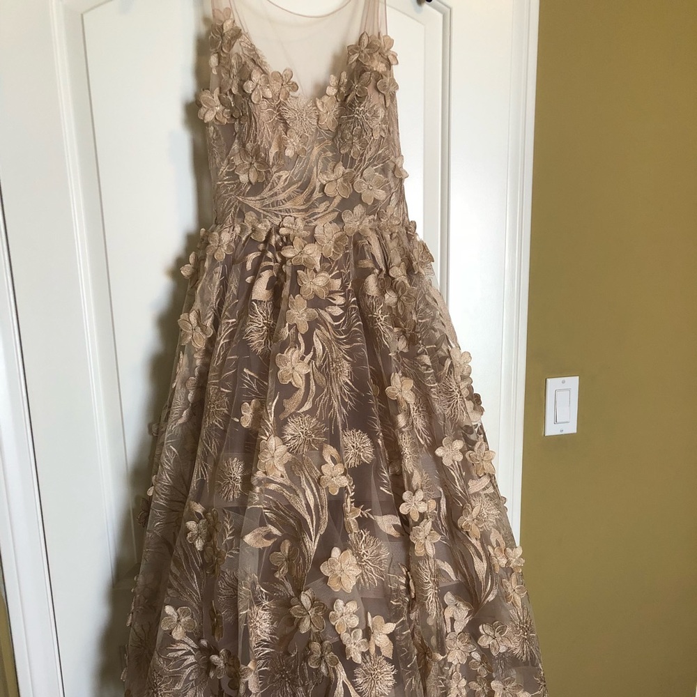 Nikole Bakti 6780 Dress Floral Evening Gown size 8